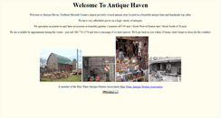 Desktop Screenshot of antiquehavenmi.com